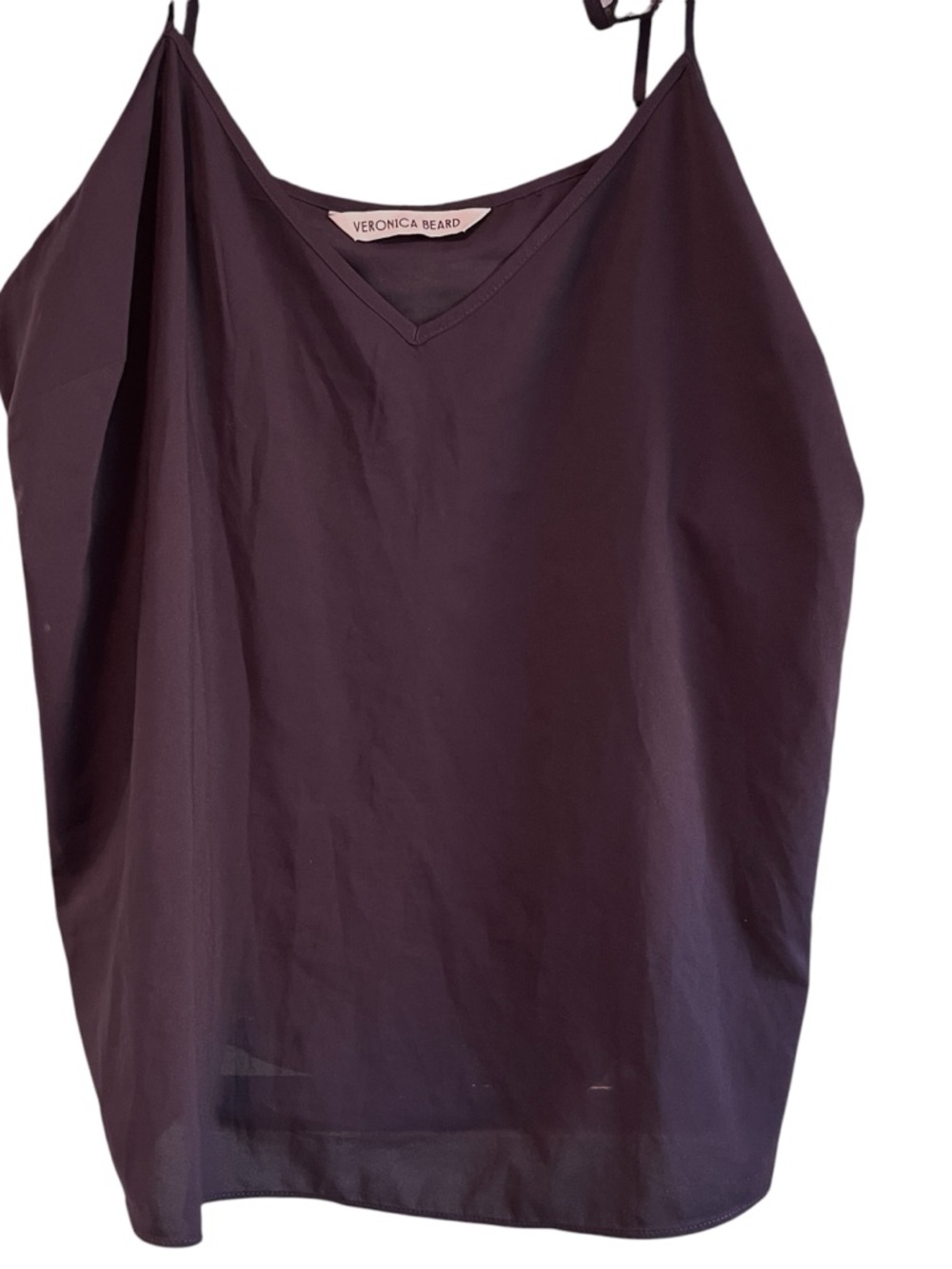 Veronica Beard Alec Silk Blouse 10 Black Floral Sheer V Neck Top - Picture 7 of 13